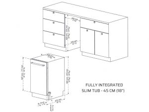 Mašina za pranje sudova ugradna VOX GSI4641E - Image 4