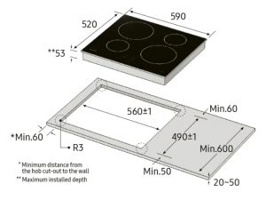 Ploča ugradna SAMSUNG NZ64M3707AK OL - Image 2