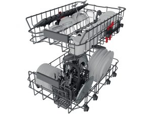 Mašina za pranje sudova ugradna WHIRLPOOL WSIC3M27 - Image 2