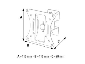Nosač LCD Hama Fullmotion 10-26 10 kg crni - Image 2