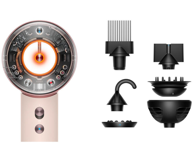 23008 1 Fen za kosu DYSON HD16 Supersonic Nural Ceramic Pink Rose Gold Straight Wavy 113407