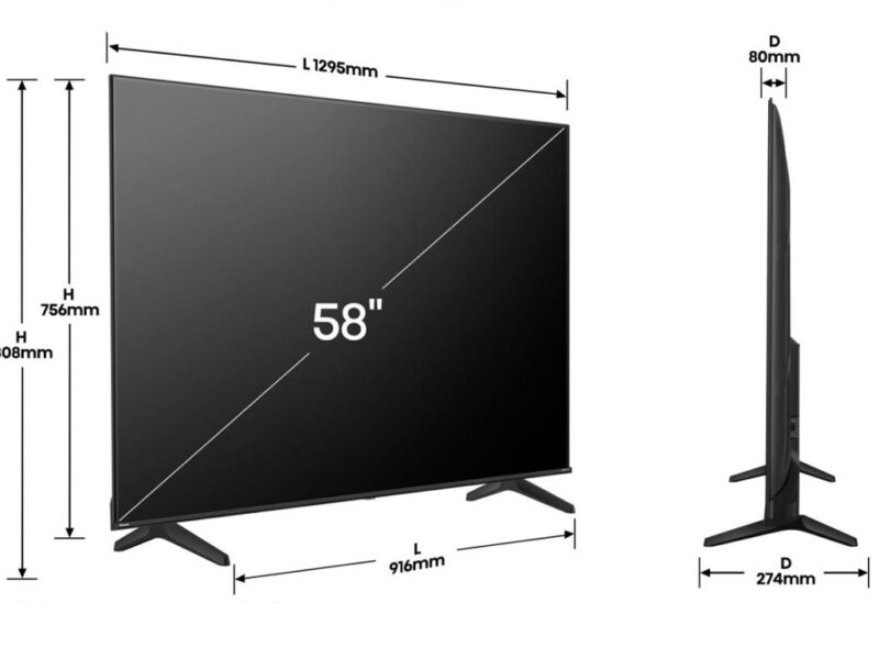 23241 1 TV LED UHD SMART HISENSE 58A6Q