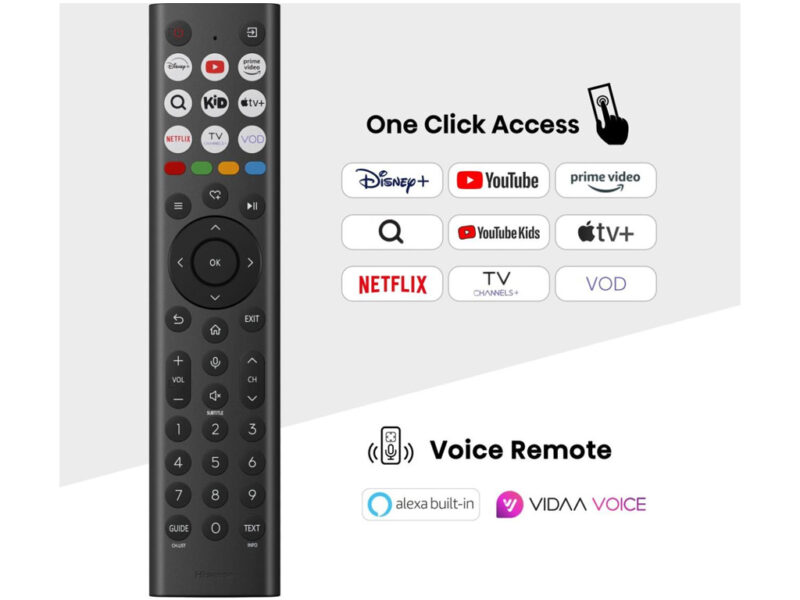 23241 3 TV LED UHD SMART HISENSE 58A6Q