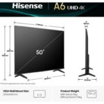 TV LED UHD SMART 4K HISENSE 50A6Q - Image 8