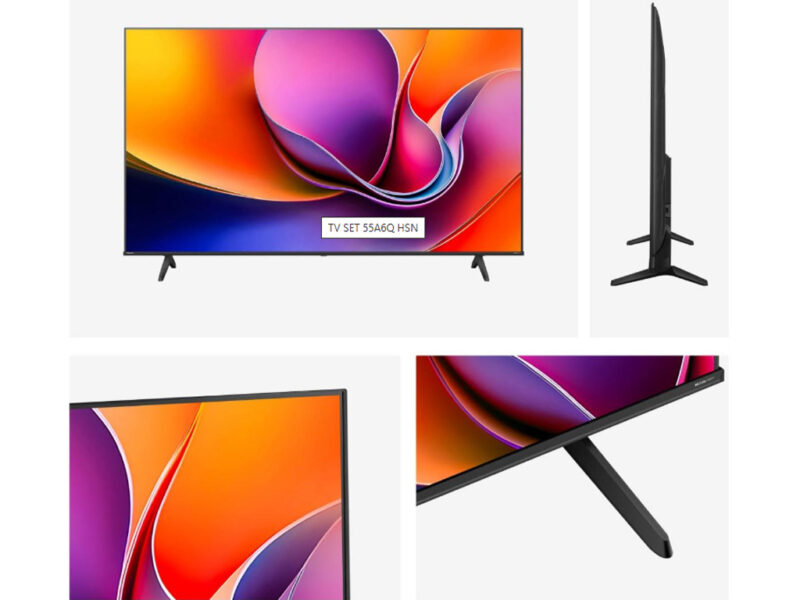 23296 2 TV LED UHD SMART 4K HISENSE 55A6Q