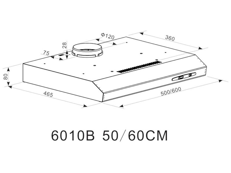 18560 4 Aspirator ugradni CANDY CFT610 4W