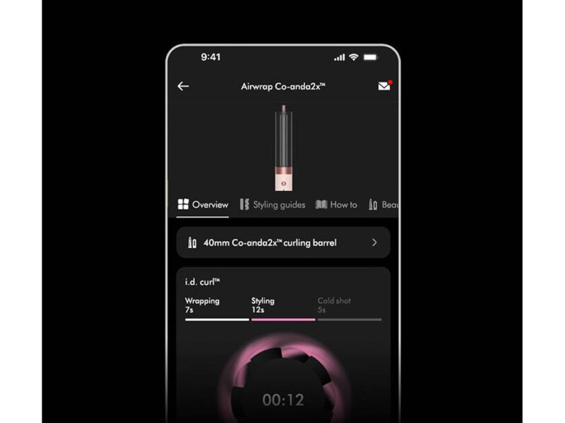 23290 6 Styler DYSON Co anda 2x Ceramic Pink Rose Gold Straight wavy 598757