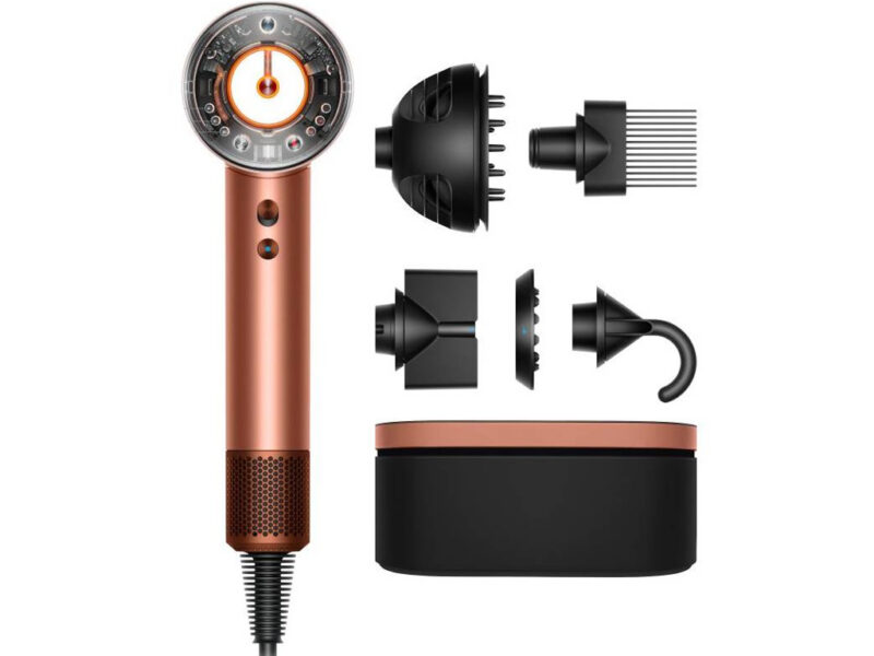 23390 Fen za kosu DYSON HD16 Supersonic Nural Amber Silk Pink Champagne Curly Coily 143709