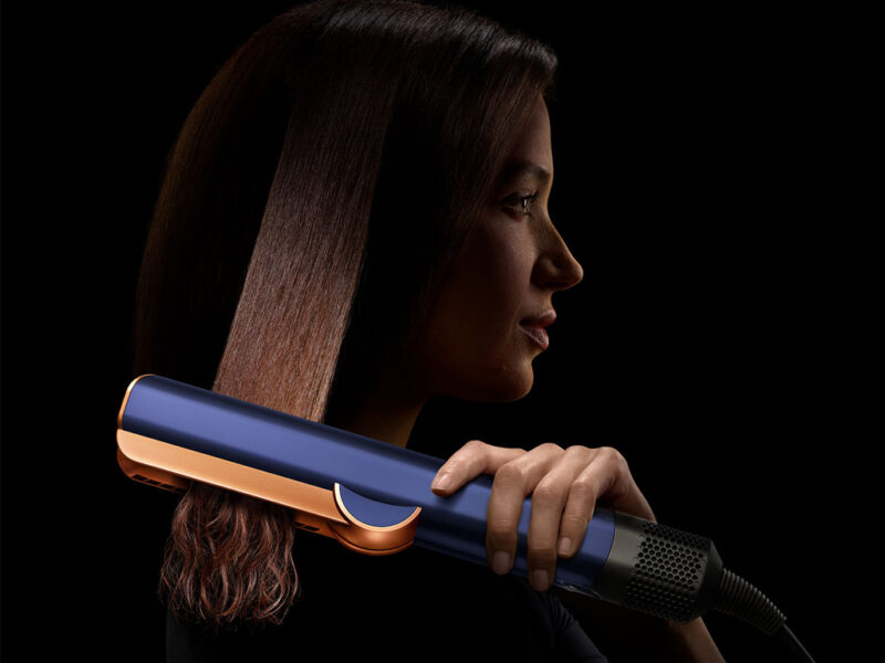22721 1 Pegla za kosu Airstrait DYSON Prussian Blue Rich Copper 408215
