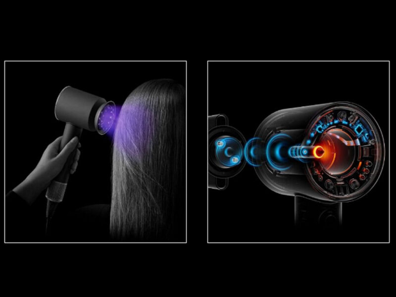 23591 4 Fen za kosu DYSON HD16 Supersonic Nural Red Velvet Gold Straight Wavy 493117