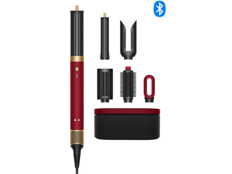 23635 Styler DYSON Airwrap Co anda 2x Red Velvet Gold Straight Wavy 176955