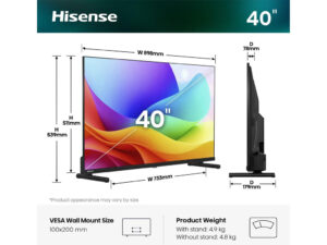 TV QLED FHD SMART HISENSE 40A5S - Image 5
