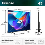 TV LED UHD SMART HISENSE 43A6S - Image 2
