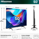 TV LED UHD SMART HISENSE 50A6S - Image 3