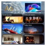 TV LED UHD SMART HISENSE 55A6S - Image 5