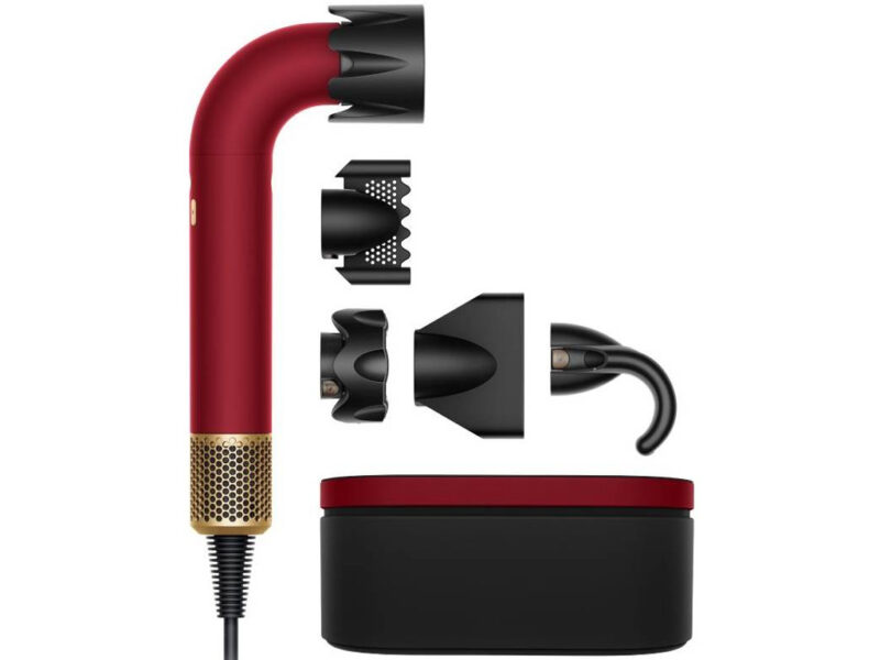 23808 Fen za kosu DYSON HD17 Supersonic R Straight Wavy Red Velvet Gold 493118